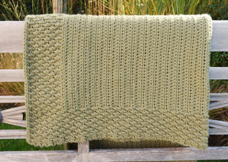 alpine stitch crochet blanket pattern free