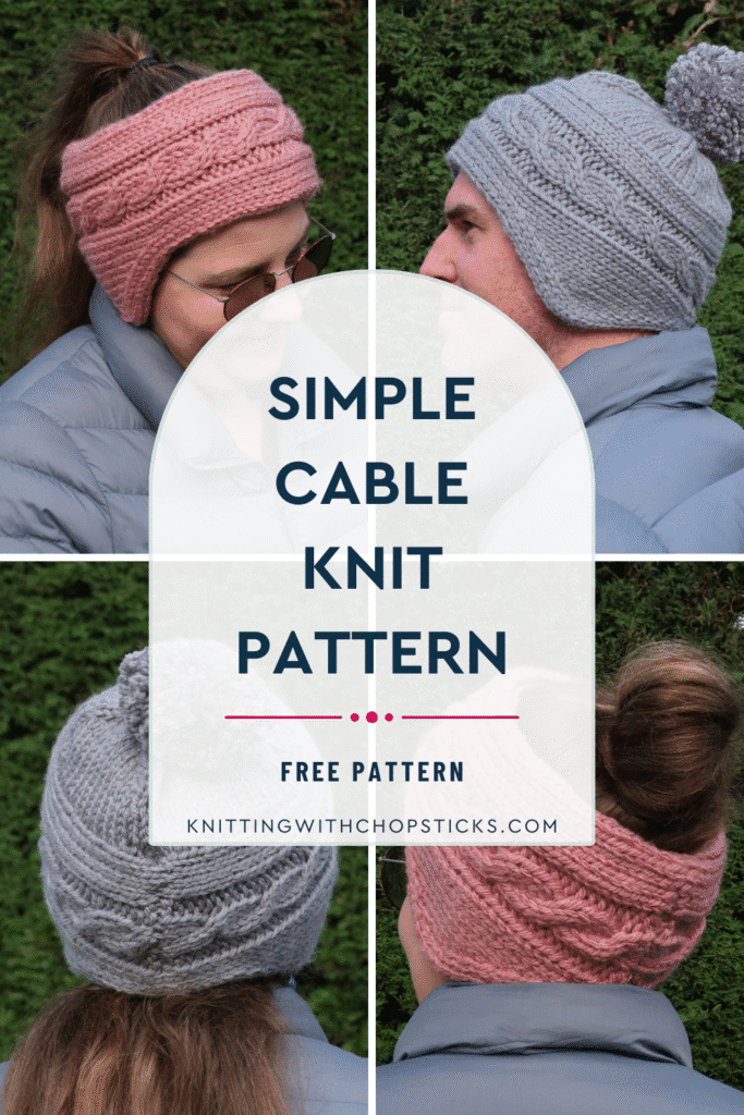Glintpine Cable Knit Hat Pattern Free