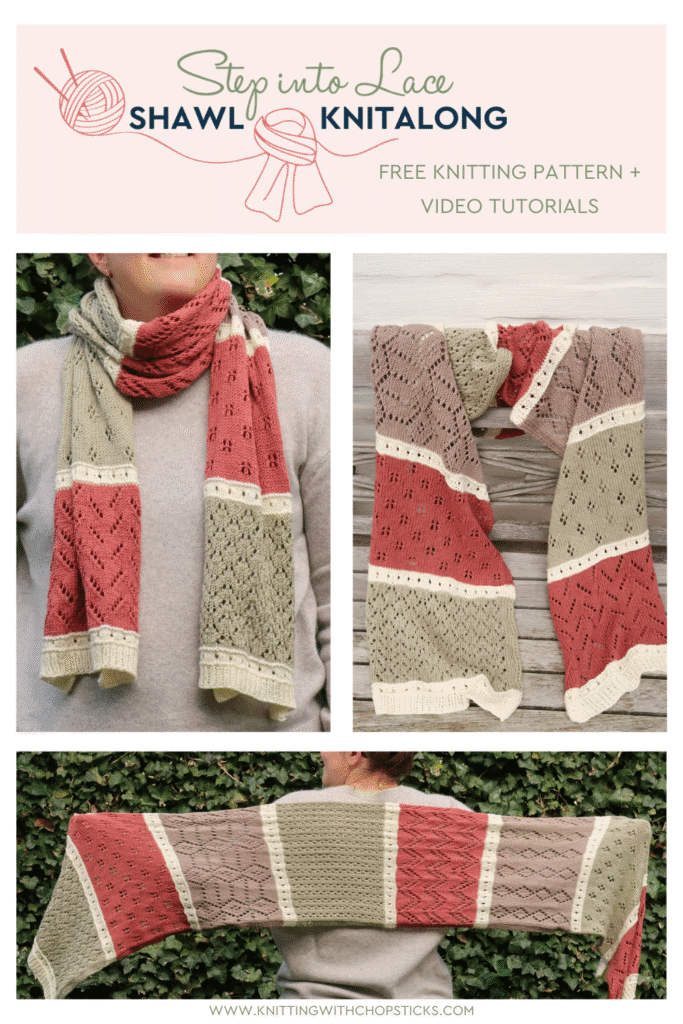 free lace knit shawl knitting pattern