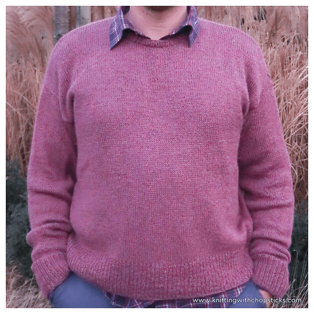 Find the easy men's sweater knitting pattern here >>