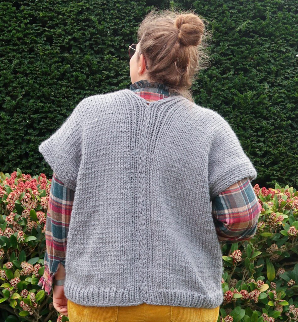sleeveless cardigan knitting pattern free
