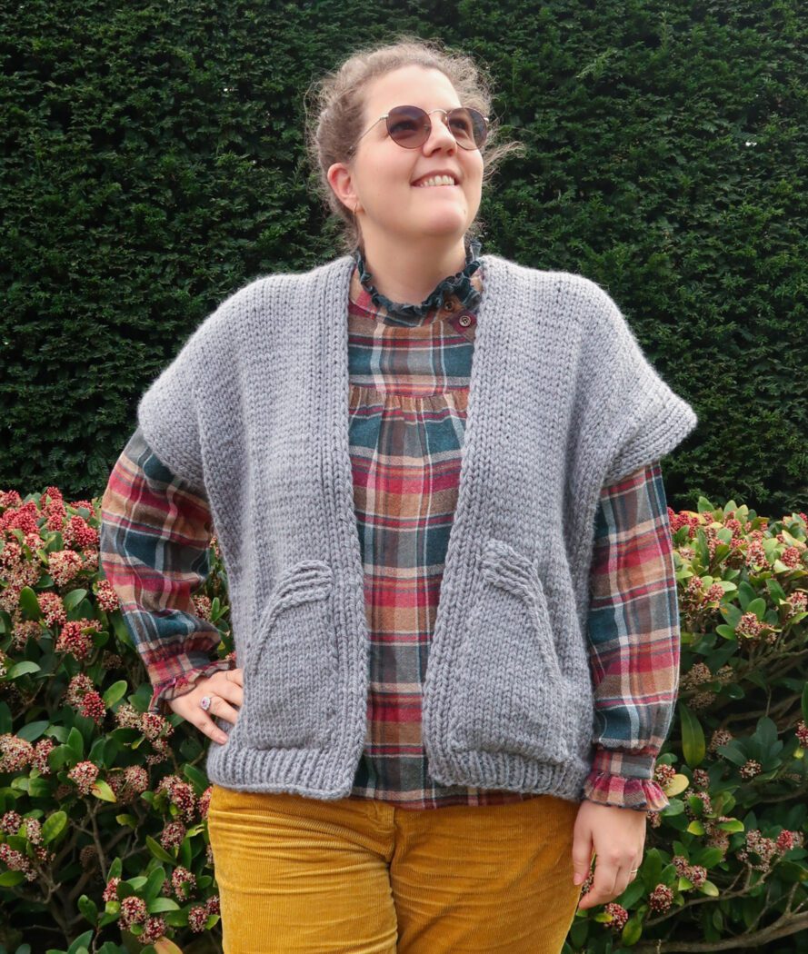 sweater vest knitting pattern free