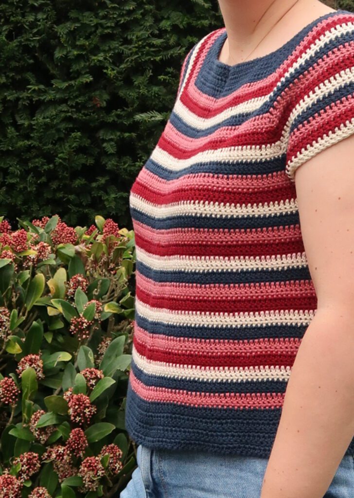 easy crochet summer top free pattern