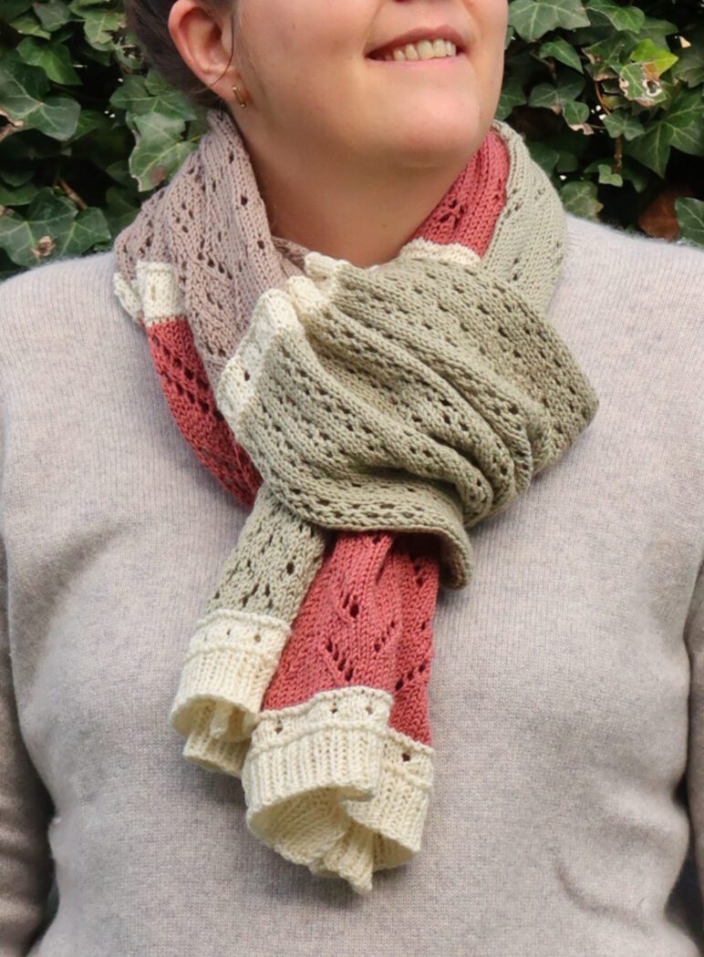 free knitting pattern learn lace Knit Along Step Into Lace Shawl