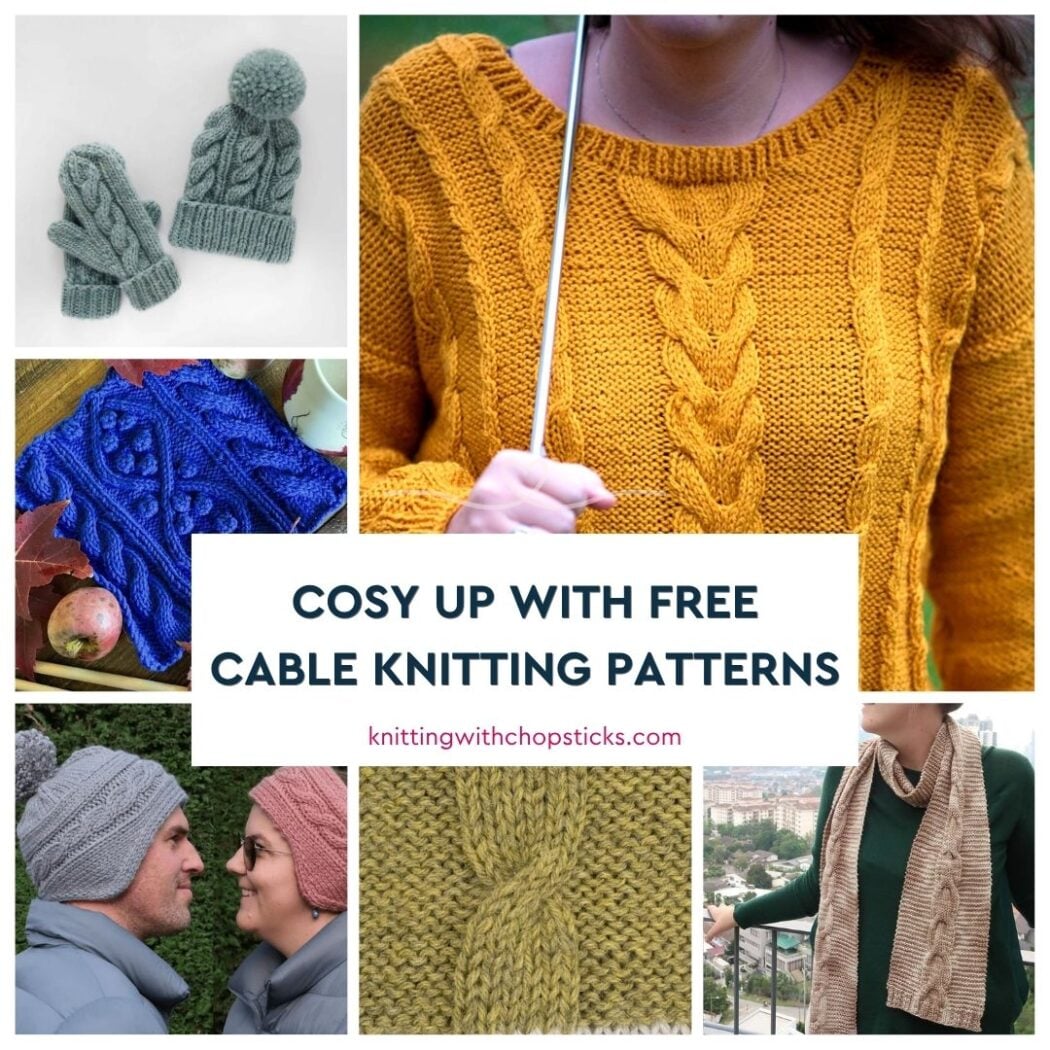 20+ Free Cable Knitting Patterns to Cosy Up Your Wardrobe and Home