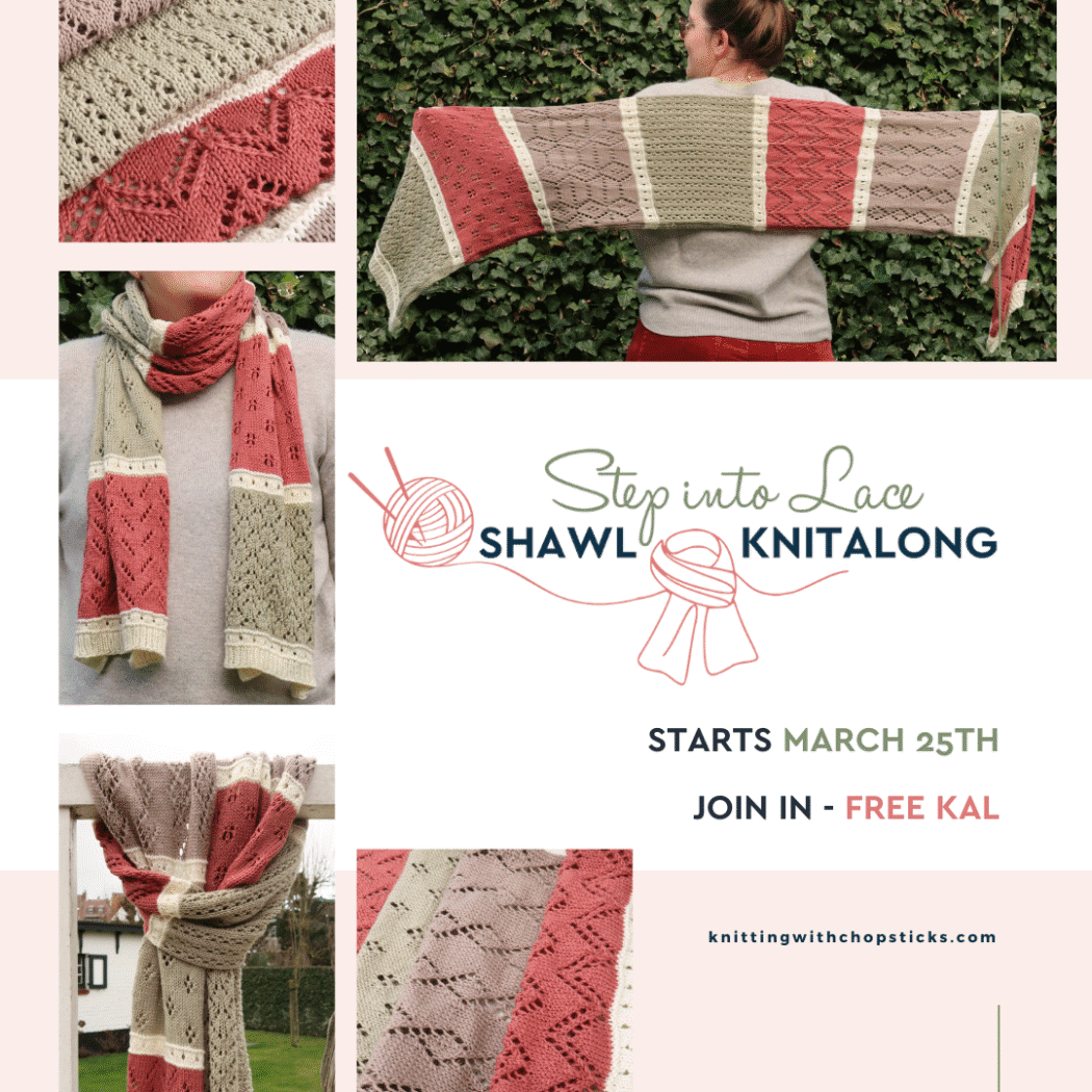 Step into Lace shawl Free KAL