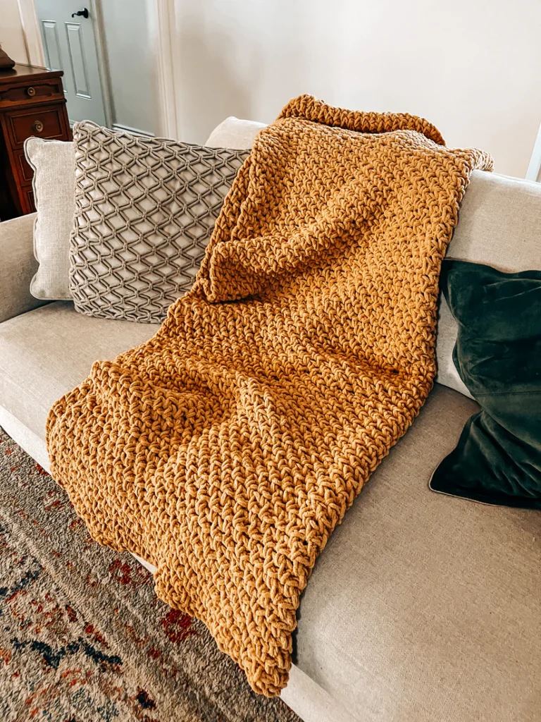 chunky crochet blanket pattern