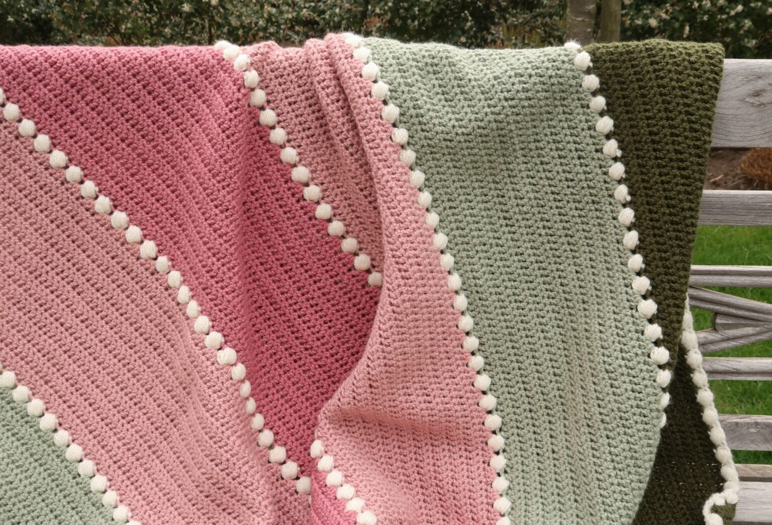 Easy Crochet Blanket Pattern Free | Knitting with Chopsticks
