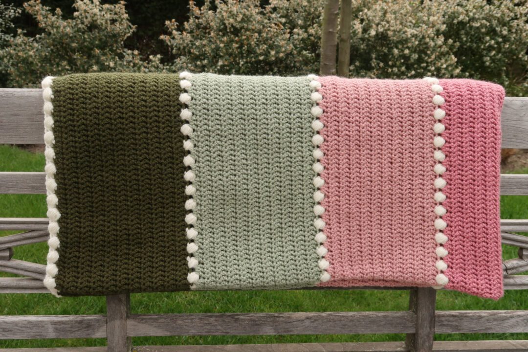 Easy Crochet Blanket Pattern Free | Knitting with Chopsticks