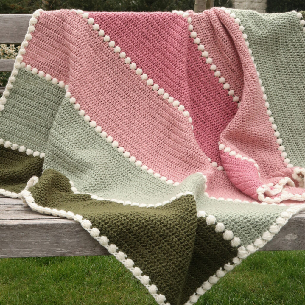 free beginner crochet blanket pattern