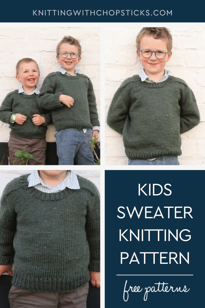 Boy Sweater Knitting Pattern Free