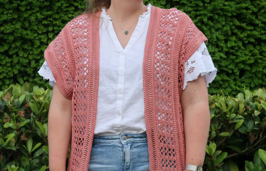 Free Crochet Beach Cover Up Pattern from the front