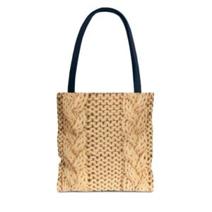 Step into Cables Braided & Wave Cables Tote