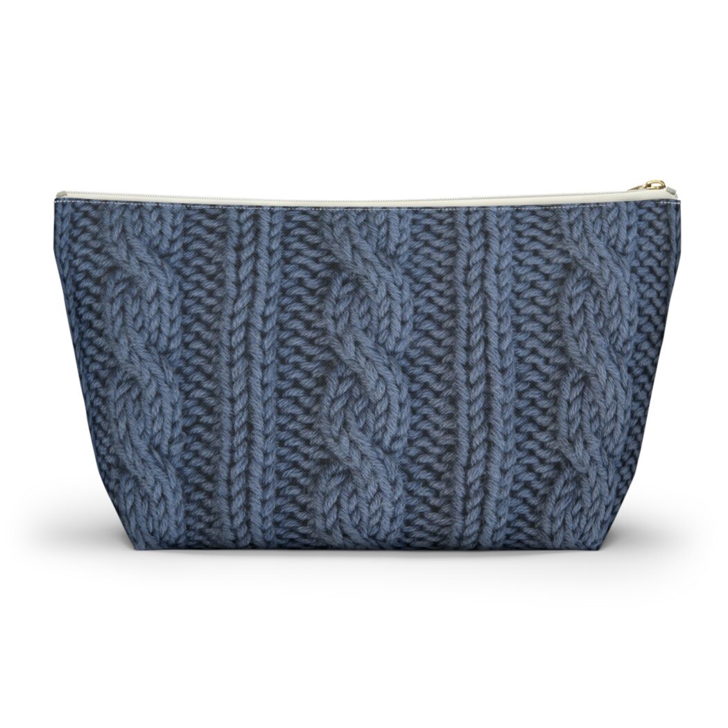Step into Cables Cabled Ribbing Notion Pouch - Image 2