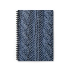 Step into Cables Cabled Ribbing Notebook