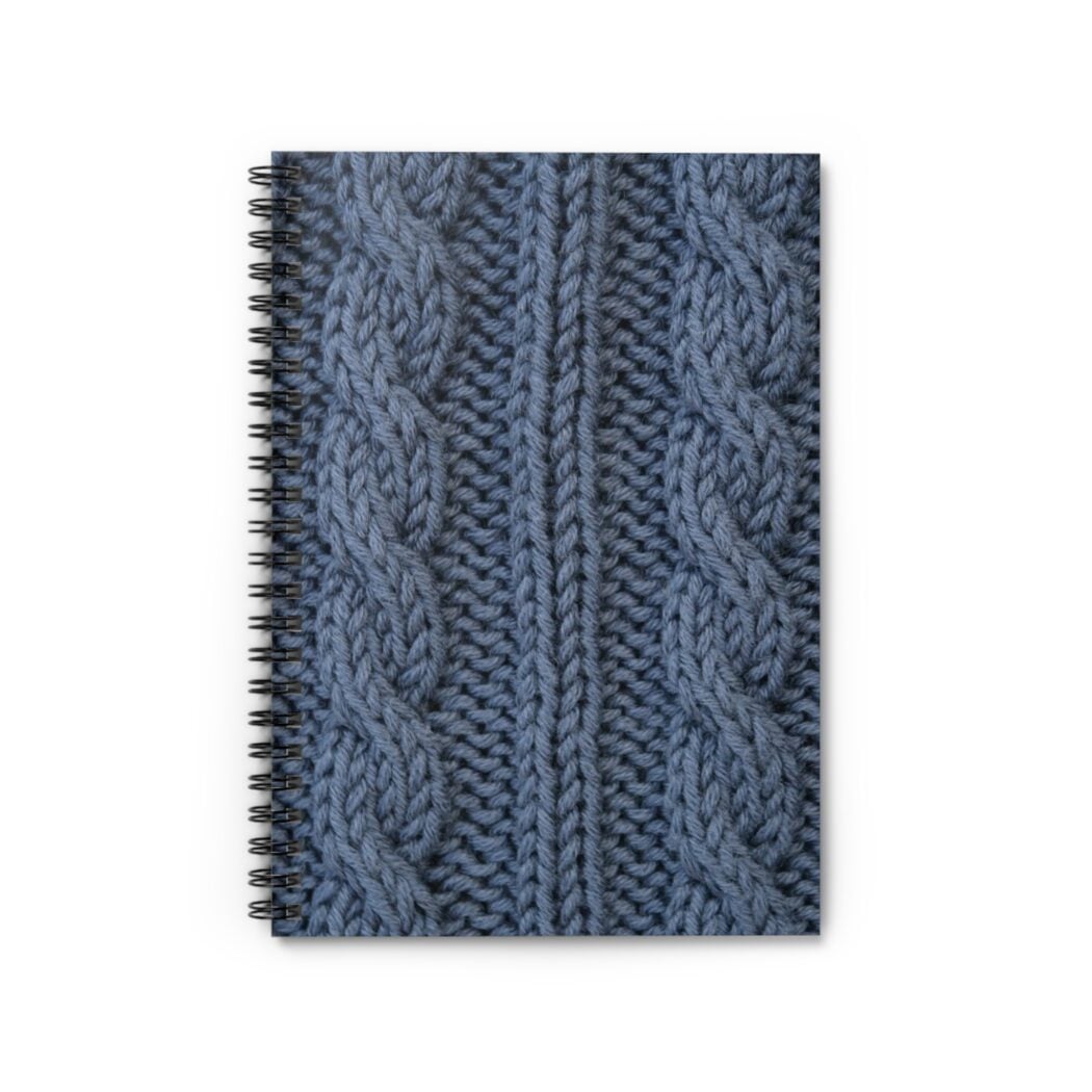 Step into Cables Cabled Ribbing Notebook