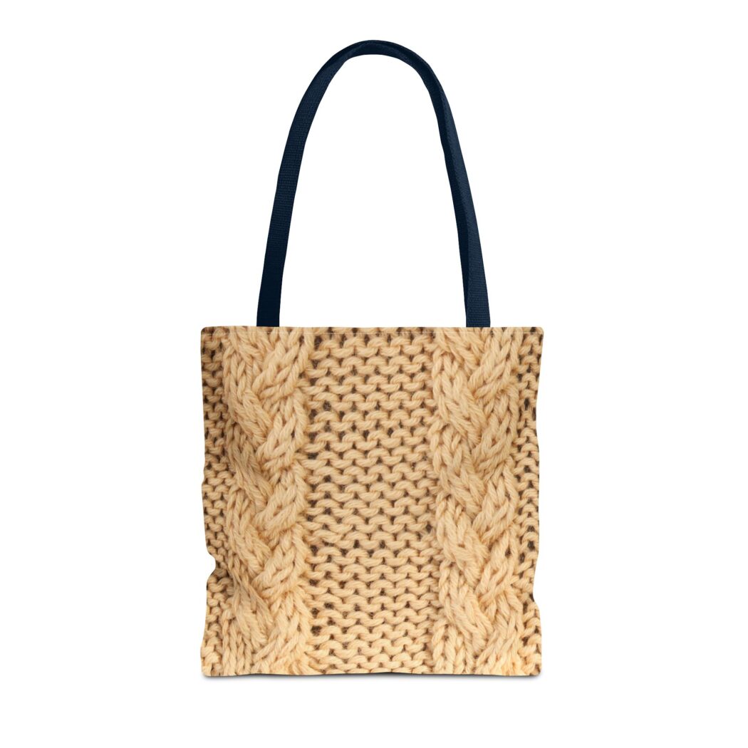 Step into Cables Braided & Wave Cables Tote - Image 4