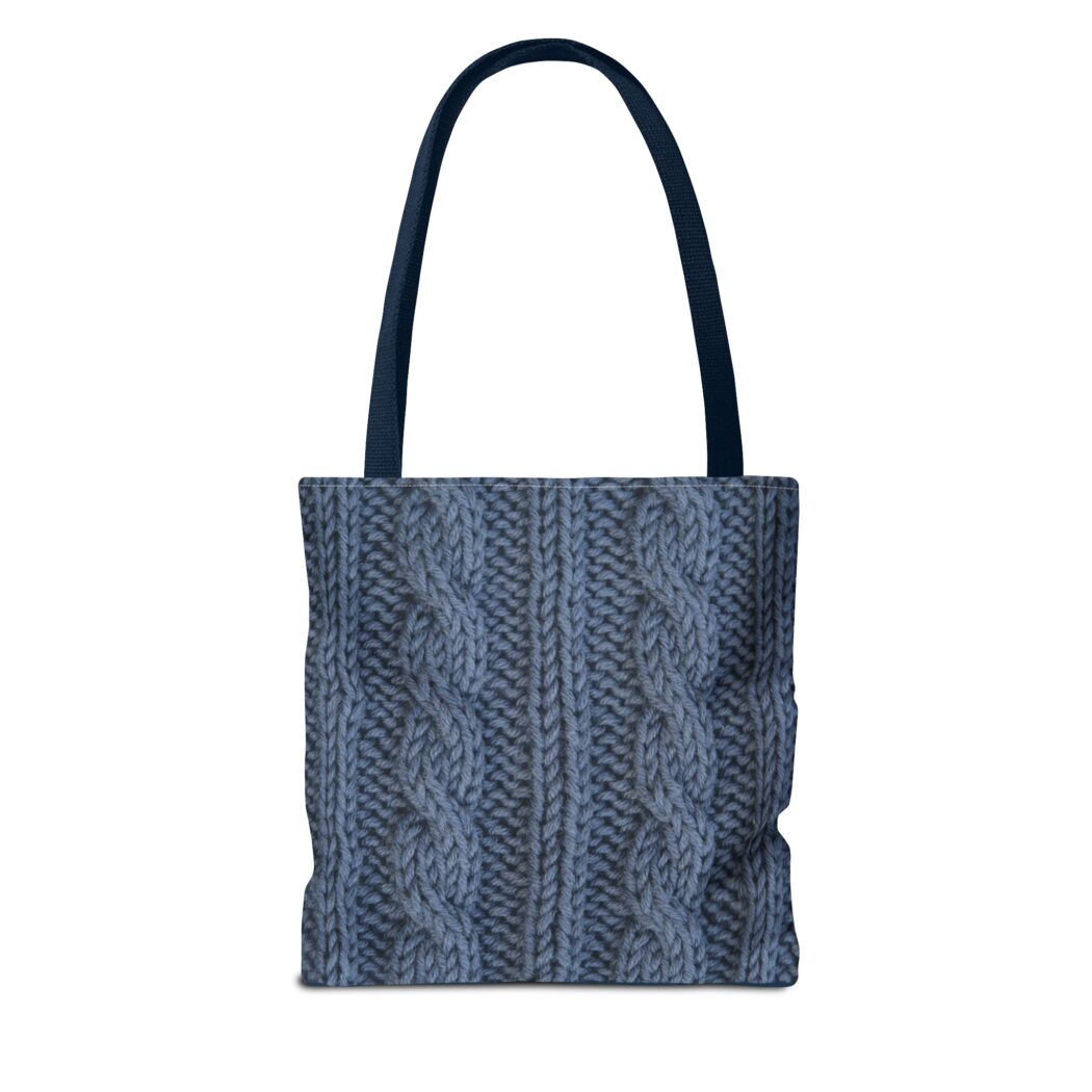 Step into Cables Diamonds & Cables Ribbing Tote - Image 3
