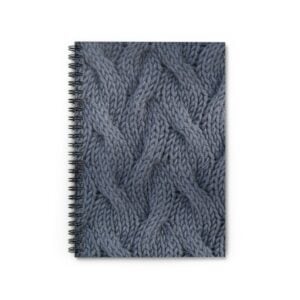 Step into Cables Wave Cables Notebook