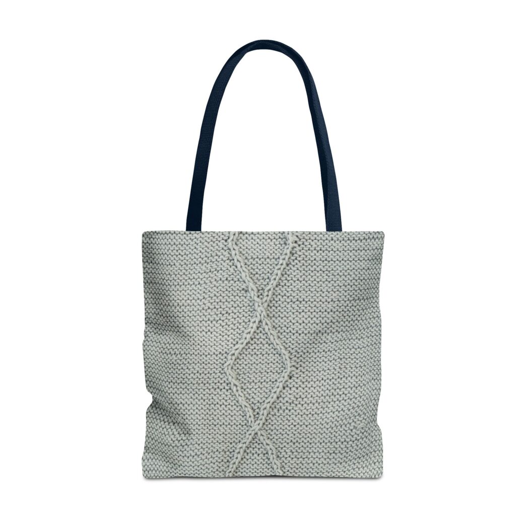 Step into Cables Diamonds & Cables Ribbing Tote - Image 7