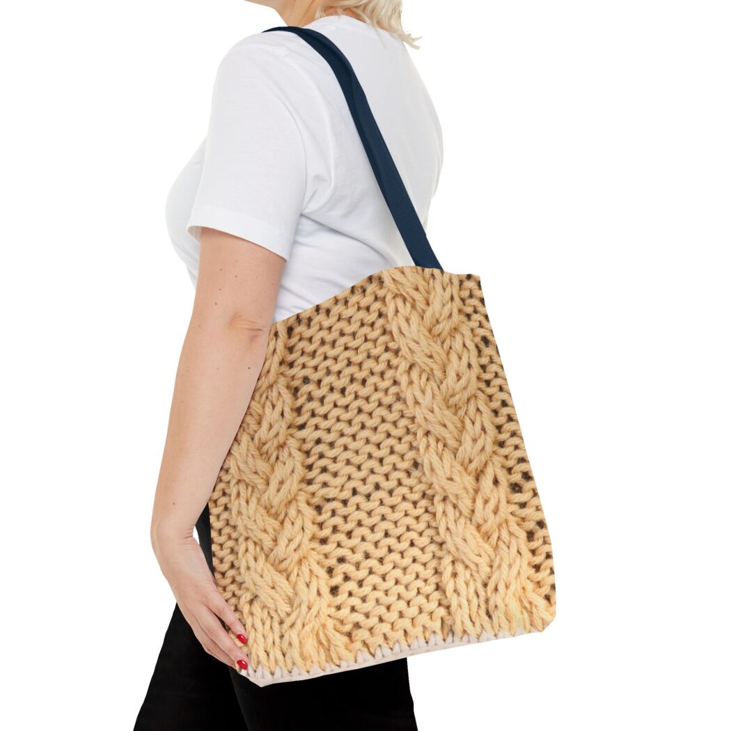 Step into Cables Braided & Wave Cables Tote - Image 5