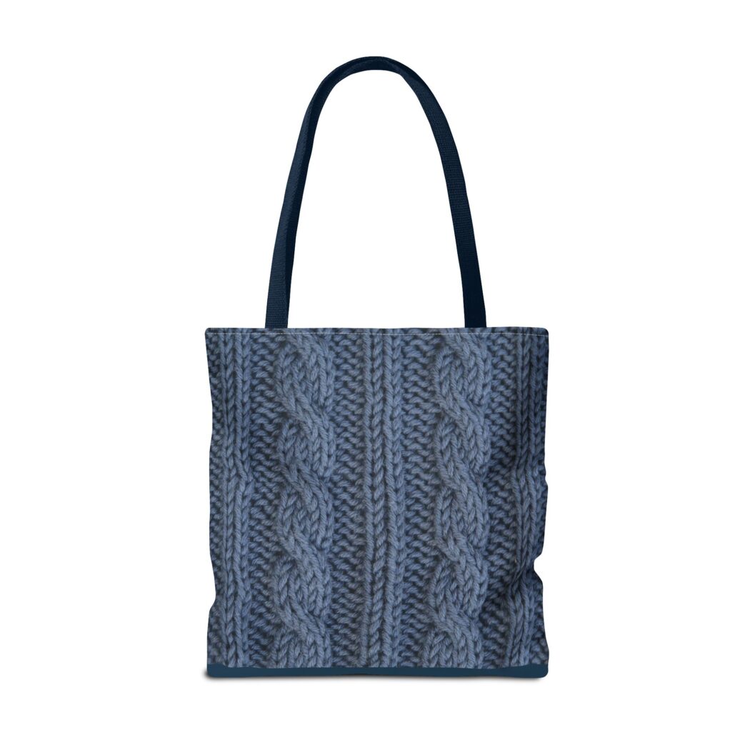 Step into Cables Diamonds & Cables Ribbing Tote - Image 9