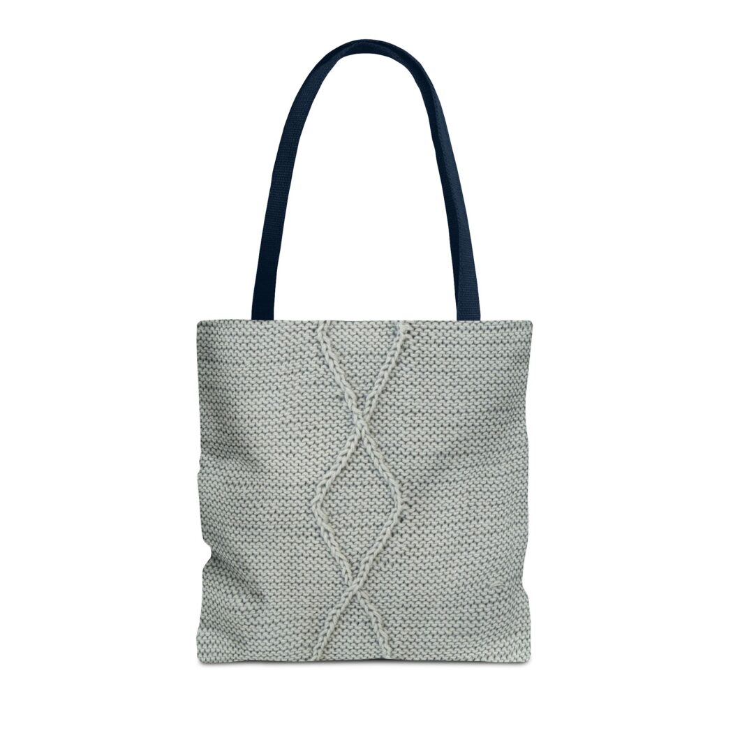 Step into Cables Diamonds & Cables Ribbing Tote - Image 4
