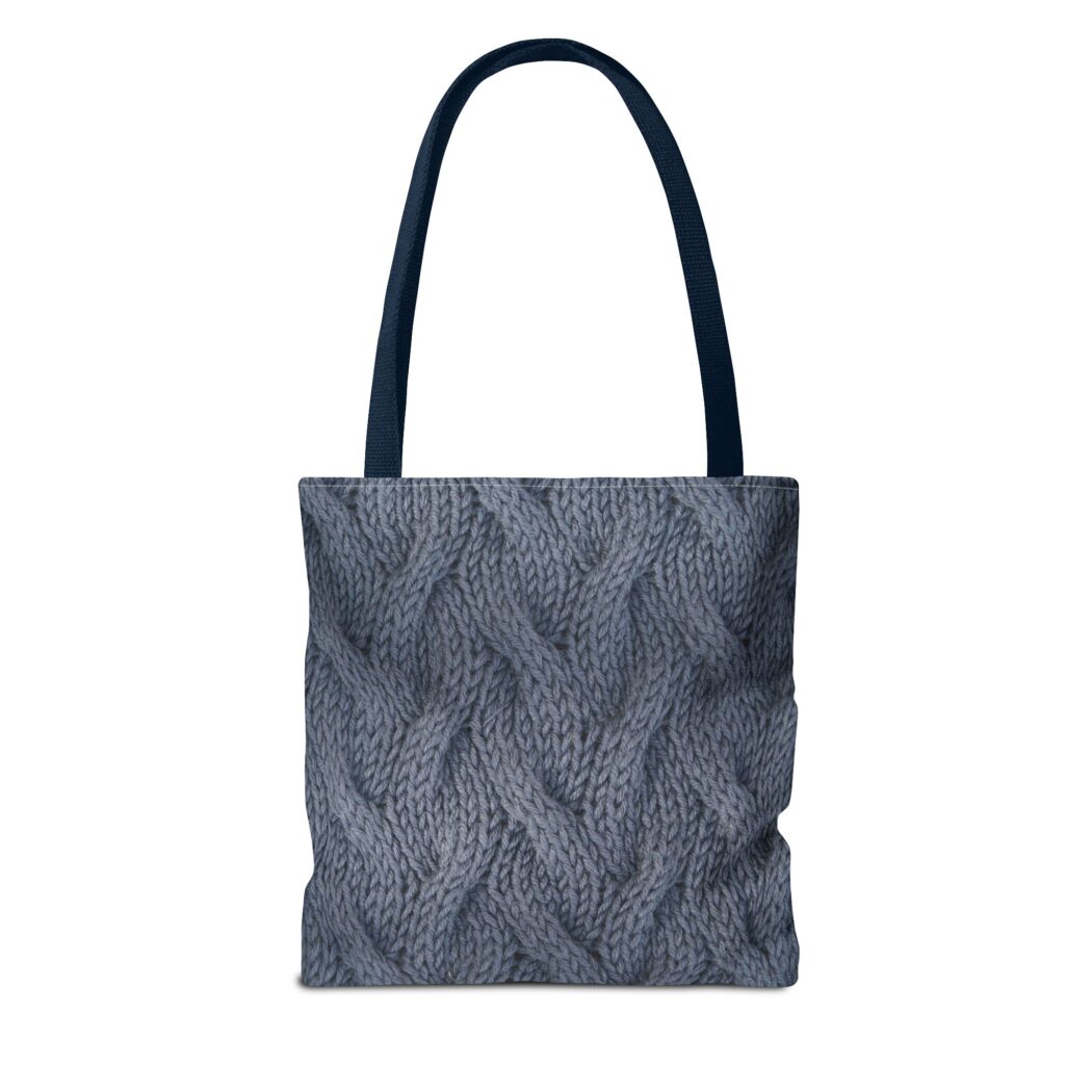 Step into Cables Braided & Wave Cables Tote - Image 3