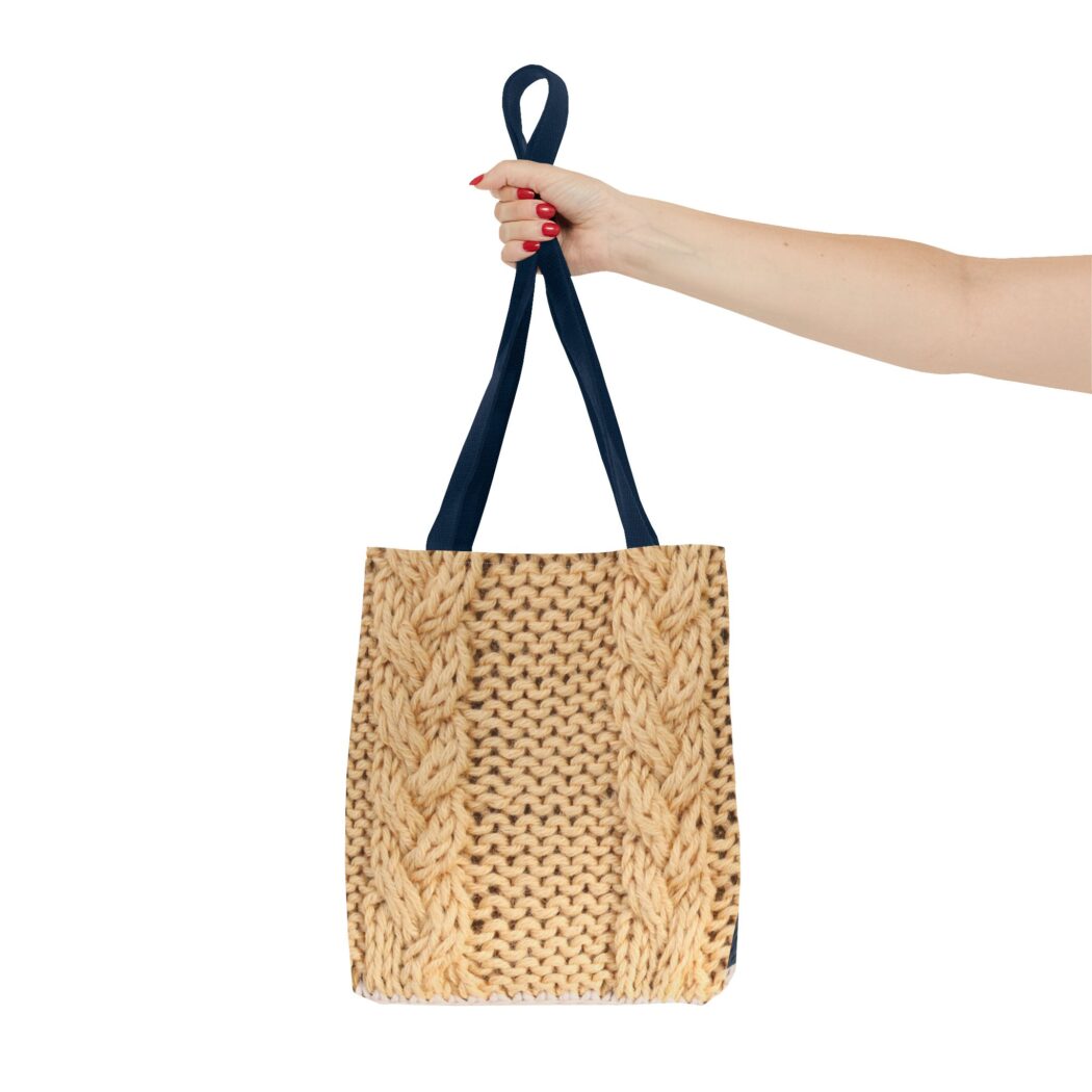 Step into Cables Braided & Wave Cables Tote - Image 2