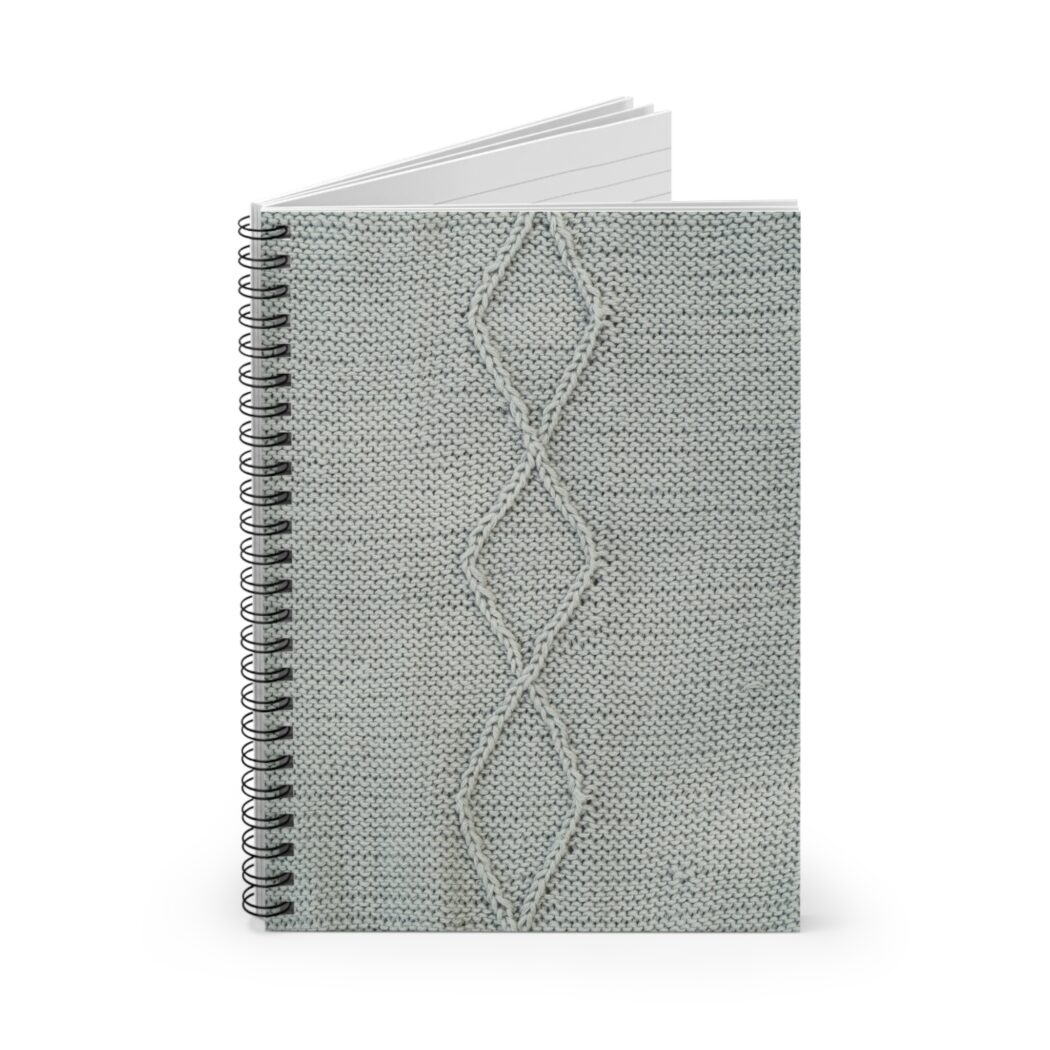 Step into Cables Diamonds Notebook - Image 2