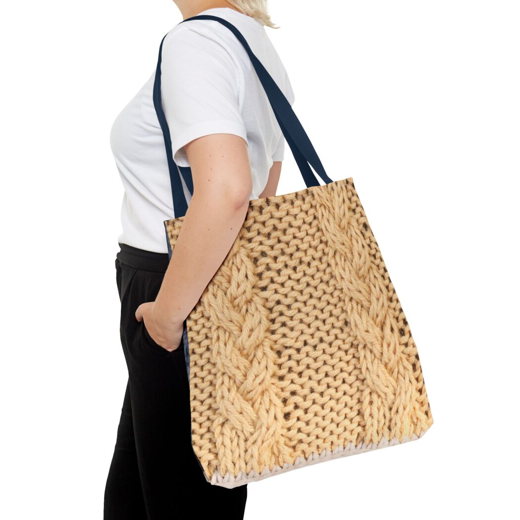 Step into Cables Braided & Wave Cables Tote - Image 8