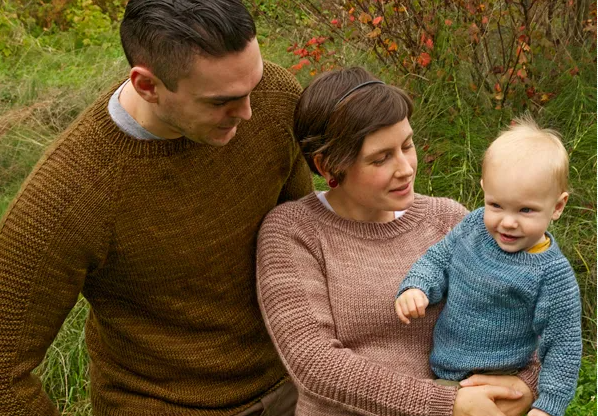 classic top down raglan sweater knit pattern