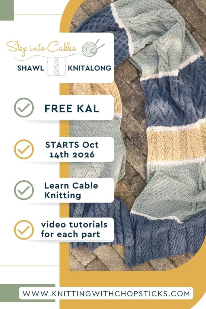 free cable knitalong knitting pattern