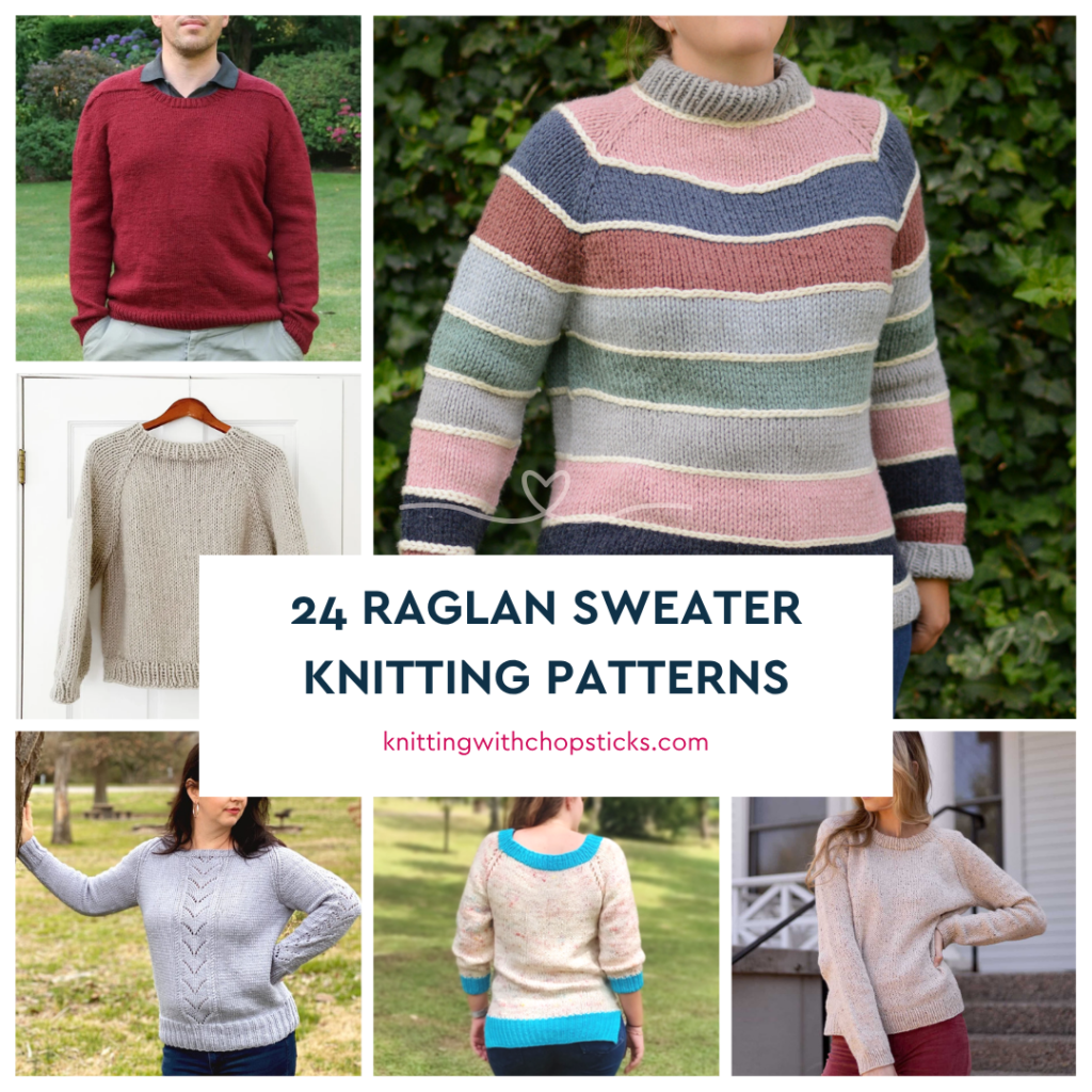 24 Raglan Sweater Knitting Patterns